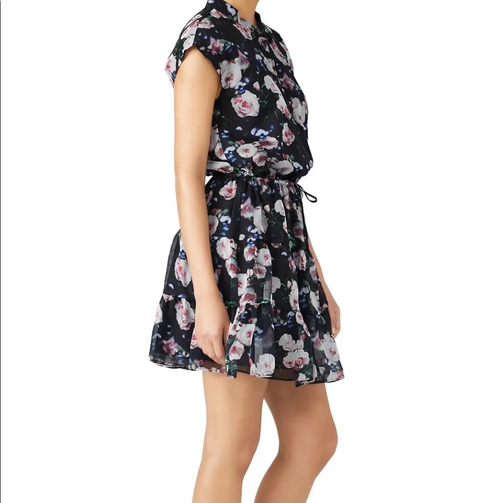 Rebecca Minkoff Black Floral Dress. - Picture 7 of 7